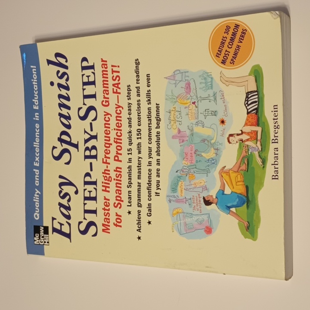 Easy Spanish Step-by-step McGraw Hill Book